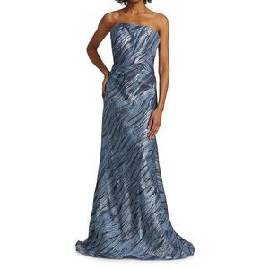 Rene Ruiz Collection
Shimmer Fil De Coupe Strapless Gown